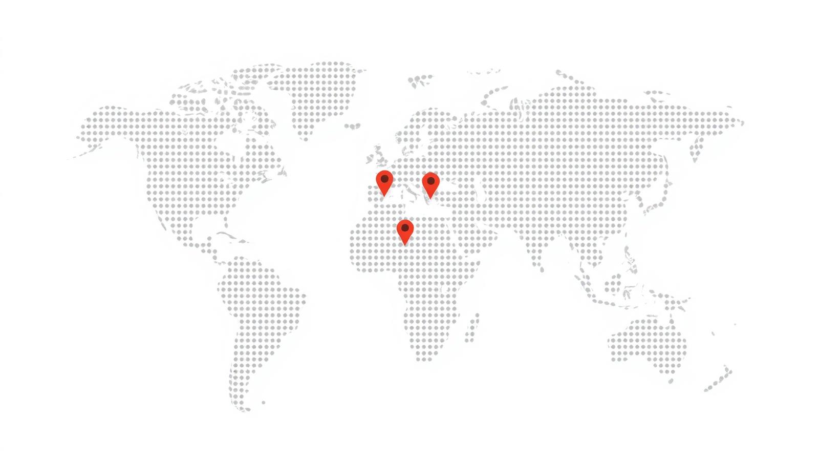 World map showing BCI Compliance Group offices across Asia, North America and North Africa